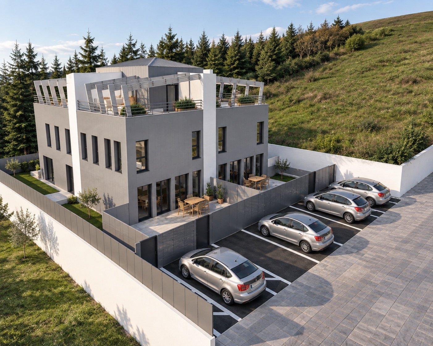 FLESKANIC INVESTMENTS — Proiect rezidențial în Bistrița — 4 apartamente